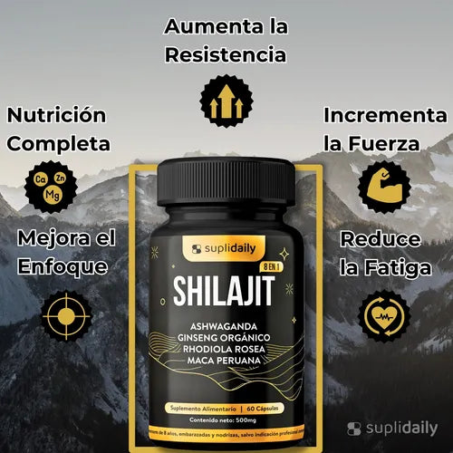 🏔️ Shilajit del Himalaya - Potencia tu virilidad✨🌿