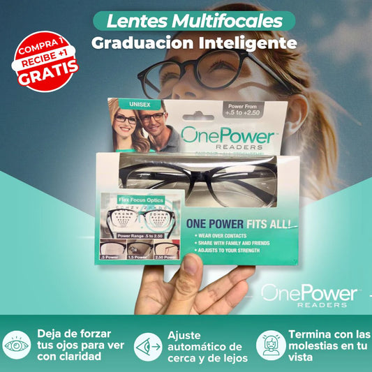 2x1 - LENTES ÓPTICOS CON GRADUACIÓN INTELIGENTE
