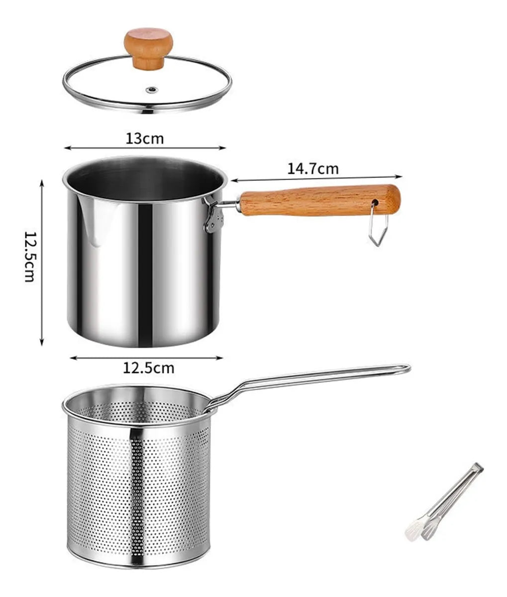 304 Stainless Steel Multifunctional Fryer 🍳✨